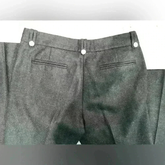 Women’s TORY BURCH Corrina Heather Dark Gray 100%
Wool Trousers- Size 6 - Picture 5 of 5